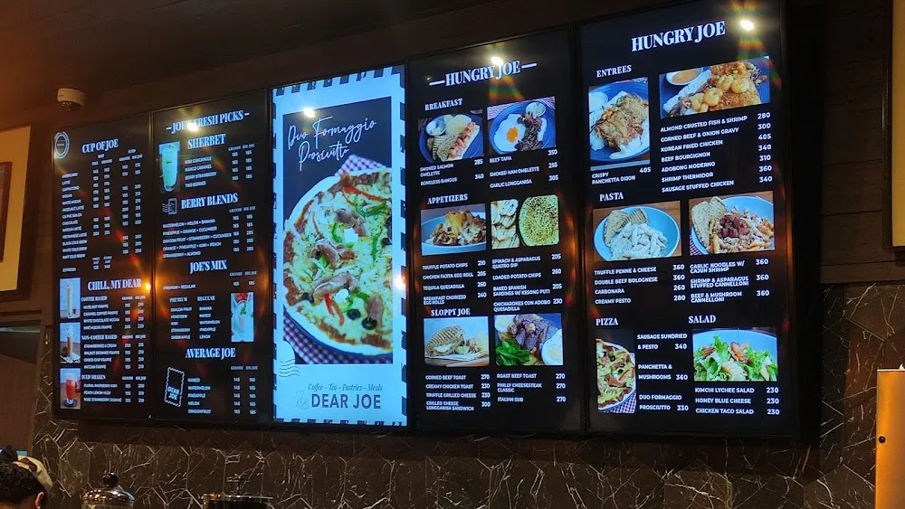 Dear Joe Menu