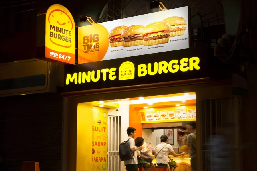 Minute Burger Menu