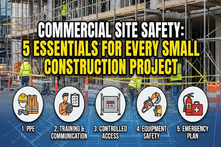 Commercial Site Safety: 5 Essentials for Every Small Construction Project 